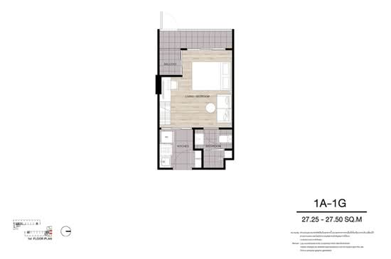 Dcondo Air Ladkrabang : ดีคอนโด แอร์ ลาดกระบัง - Floor Plan