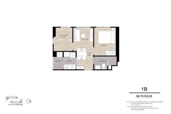Dcondo Air Ladkrabang : ดีคอนโด แอร์ ลาดกระบัง - Floor Plan