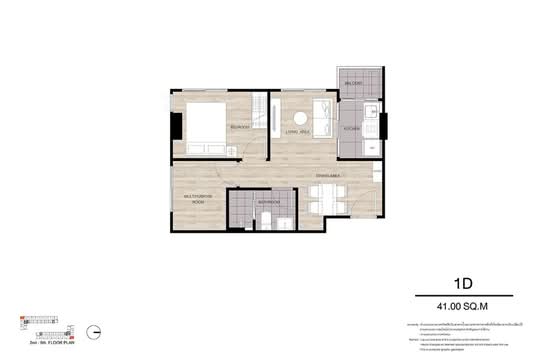 Dcondo Air Ladkrabang : ดีคอนโด แอร์ ลาดกระบัง - Floor Plan