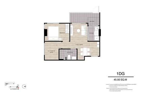 Dcondo Air Ladkrabang : ดีคอนโด แอร์ ลาดกระบัง - Floor Plan