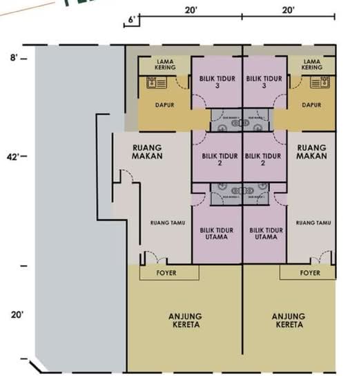 Projek Perumahan Chendor - Floor Plan - iProperty.com.my