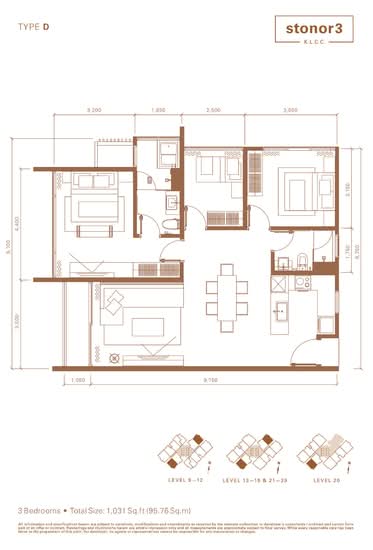 Stonor 3 - Floor Plan - iProperty.com.my