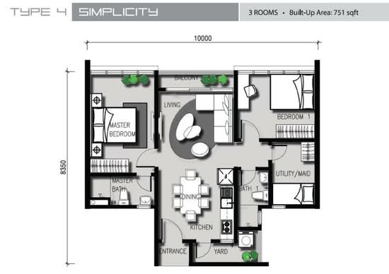 The Zizz @ Damansara North - Floor Plan - iProperty.com.my