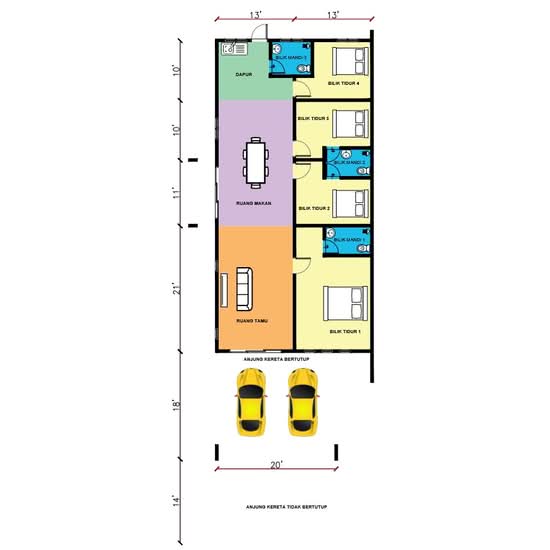 Perumahan Indera Mahkota 18 - Floor Plan - iProperty.com.my