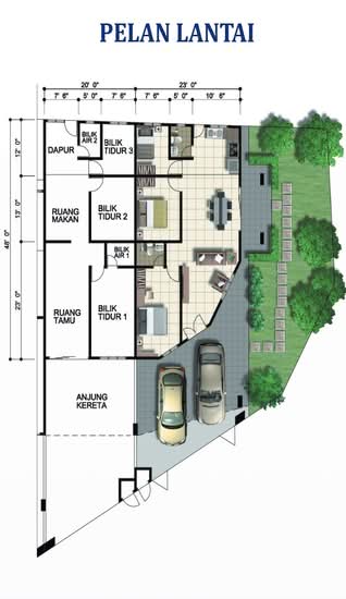 Taman Chatin Impian - Floor Plan - iProperty.com.my