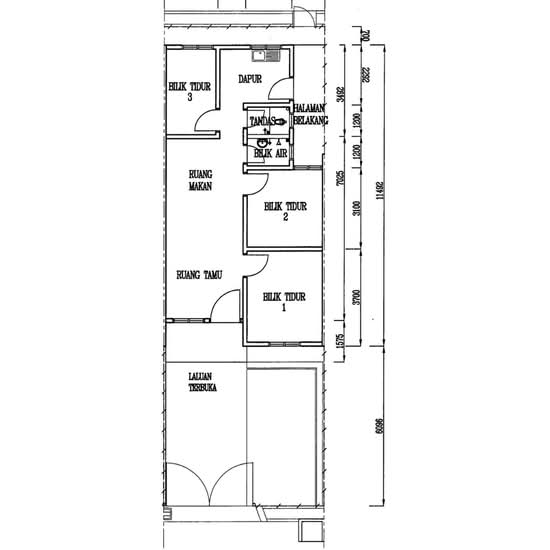 Taman Anjung Ayer Pa'abas - Floor Plan - iProperty.com.my