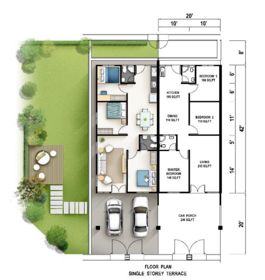 Taman Seri Binjal - Floor Plan - iProperty.com.my
