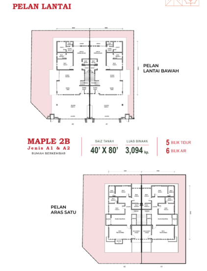 Bandar Dato Onn, Perjiranan 8 ( Maple 2b) - Floor Plan - iProperty.com.my