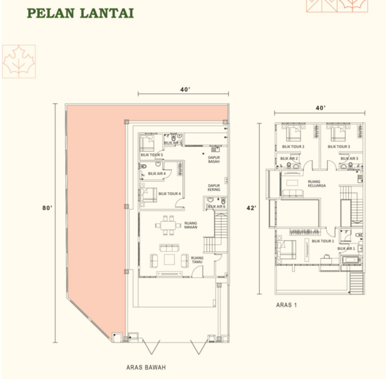 Bandar Dato Onn , Perjiranan 8 Fasa 3 (daffodil) - Floor Plan - iProperty.com.my