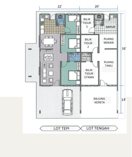 Kempadang Bay Fasa 1 (pakej 8) - Floor Plan - iProperty.com.my
