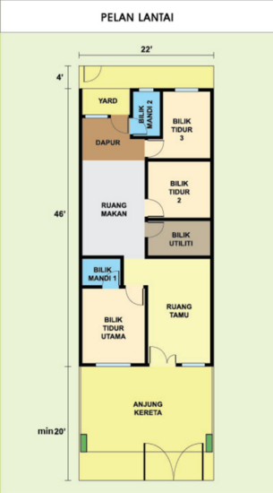 Taman Juasseh Sentosa - Floor Plan - iProperty.com.my