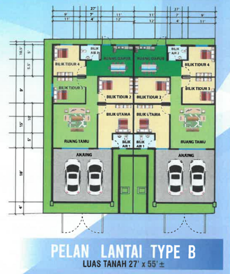 Perumahan Permatang Badak Perdana - Floor Plan - iProperty.com.my