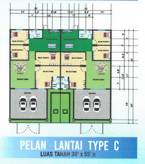 Perumahan Permatang Badak Perdana - Floor Plan - iProperty.com.my