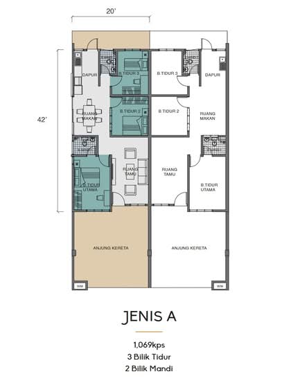 Enesta Avenue - Canary - Floor Plan - iProperty.com.my