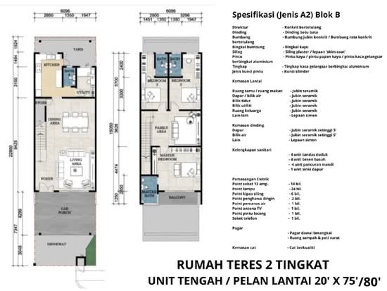 D Venea Residence 3, Taman Bandar Senawang - Floor Plan - iProperty.com.my
