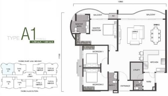 Denai Sutera - Floor Plan - iProperty.com.my