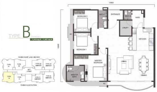 Denai Sutera - Floor Plan - iProperty.com.my