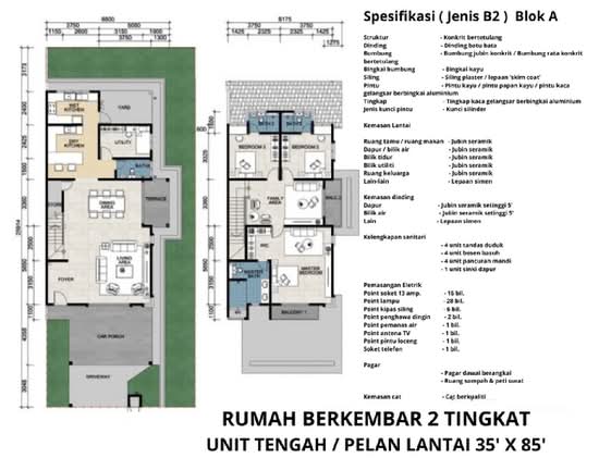 D Venea Residence 3, Taman Bandar Senawang - Floor Plan - iProperty.com.my