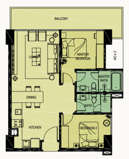 The Manhattan - Floor Plan - iProperty.com.my