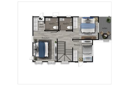 Anasiri Srinakarin-Phraeksa - Floor Plan