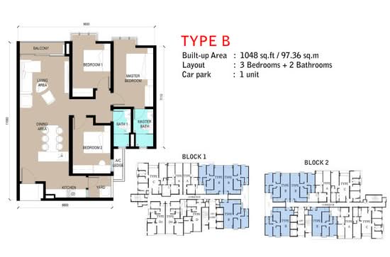 D'sands Residence - Floor Plan - iProperty.com.my