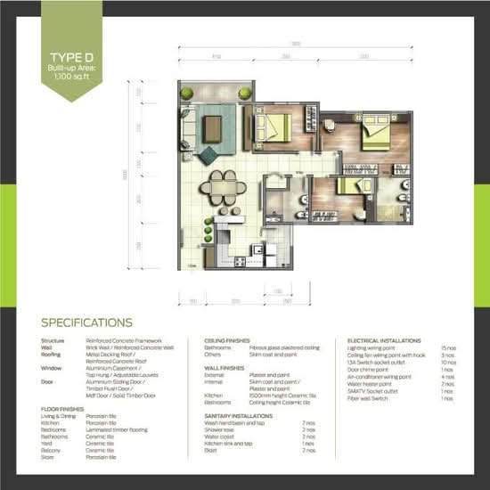Parkhill Residence - Floor Plan - iProperty.com.my