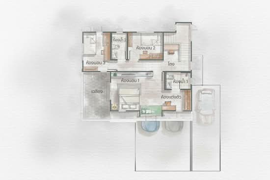 Saransiri Tientalay 30 - Floor Plan