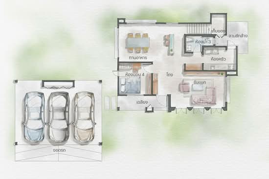 Saransiri Tientalay 30 - Floor Plan