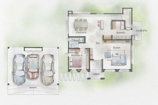 Saransiri Tientalay 30 - Floor Plan