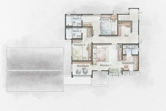 Saransiri Tientalay 30 - Floor Plan