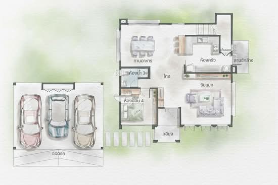 Saransiri Tientalay 30 - Floor Plan