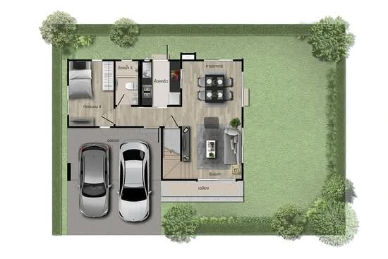 Saransiri Korat : สราญสิริ โคราช - Floor Plan