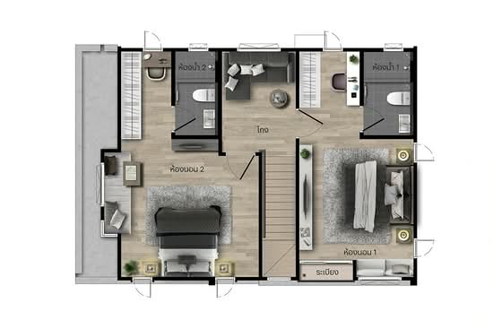 Saransiri Korat : สราญสิริ โคราช - Floor Plan