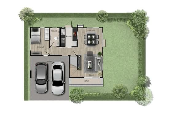 Saransiri Korat : สราญสิริ โคราช - Floor Plan