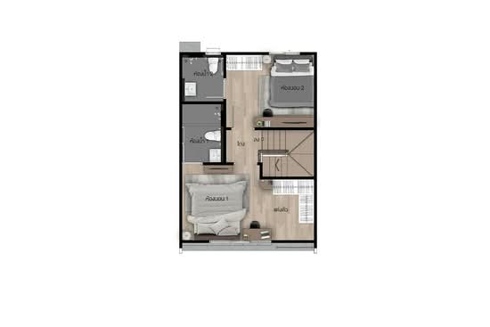 Siri Place Wongwaen-Lamlukka : สิริ เพลส วงแหวน-ลำลูกกา - Floor Plan