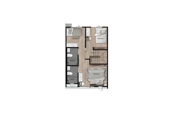 Siri Place Wongwaen-Lamlukka : สิริ เพลส วงแหวน-ลำลูกกา - Floor Plan
