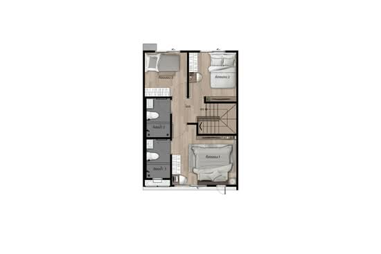 Siri Place Rangsit-Klong 2 : สิริ เพลส รังสิต-คลอง 2 - Floor Plan