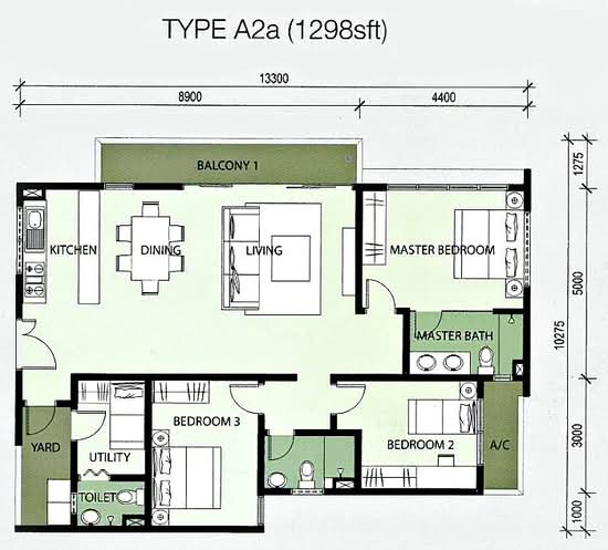 Duet Residence - Floor Plan - iProperty.com.my