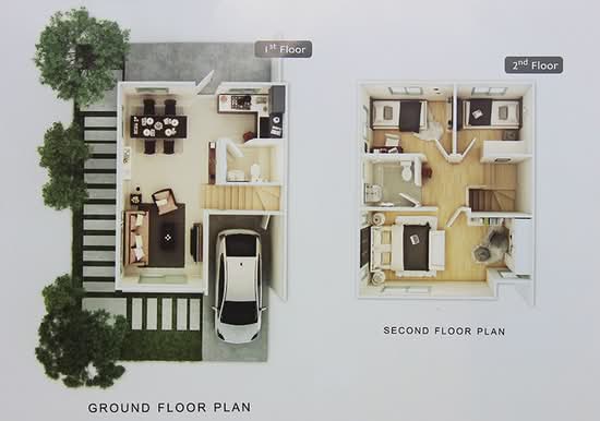 Baan Pruksa Phetkasem 91 - Floor Plan