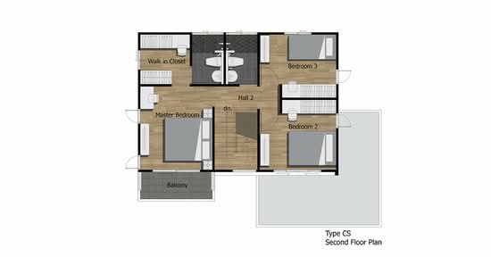 Baan Chiva Town Ratchaburi : บ้านชีวาทาวน์ ราชบุรี - Floor Plan