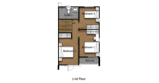 Baan Chiva Town Ratchaburi : บ้านชีวาทาวน์ ราชบุรี - Floor Plan