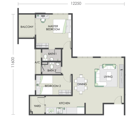 Residensi Suasana @ Damai - Floor Plan - iProperty.com.my