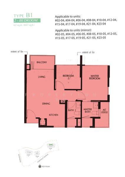Eco Sanctuary, 61 Chestnut Avenue, Dairy Farm / Bukit Panjang / Choa Chu Kang, 2 Bedrooms, 667 sqft, Condominium For Sale, by Clare Wei, 500144794 - 2D - PropertyGuru.com.sg