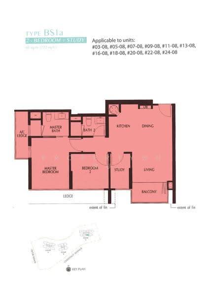 Eco Sanctuary, 61 Chestnut Avenue, Dairy Farm / Bukit Panjang / Choa Chu Kang, 2 Bedrooms, 732 sqft, Condominium For Sale, by Joel 林锦成, 500082734 - 2D - PropertyGuru.com.sg
