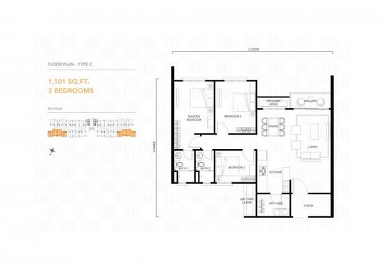 Eco Bloom - Floor Plan - iProperty.com.my