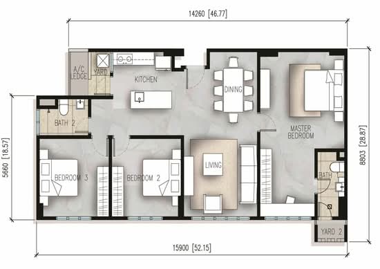 The Resident - Floor Plan - iProperty.com.my
