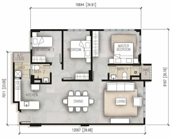 The Resident - Floor Plan - iProperty.com.my