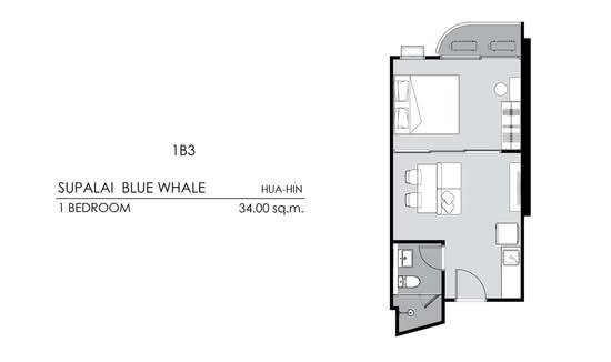 Supalai Blue Whale Hua Hin - Floor Plan