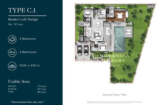 Botanica Luxury Hua Hin - Floor Plan
