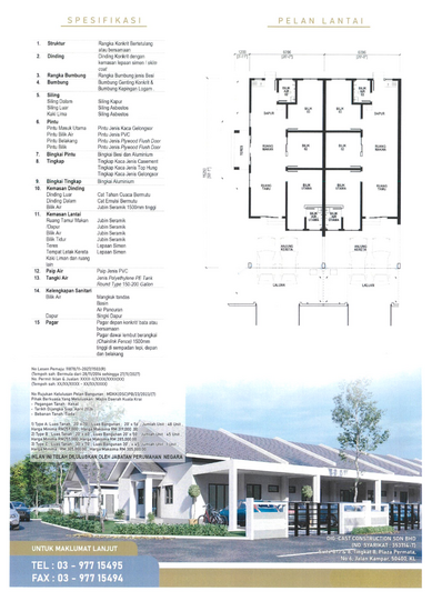 Taman Warisan Setia - Floor Plan - iProperty.com.my